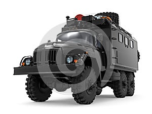 Truck off-road military apocalypse