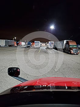 Truck Parking Lot at Tonopah Arizona