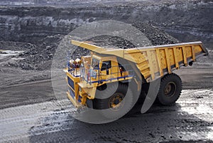 Truck in the quarry