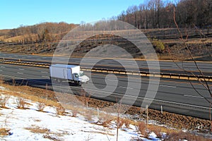 Truck on Road