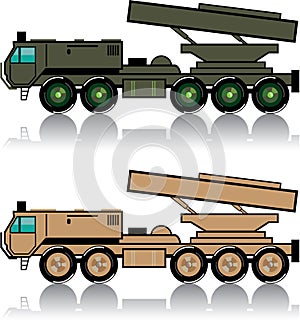 Truck rocket launcher