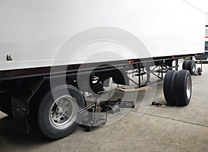 Truck spare wheels ,tire waiting for to change, trailer wheels maintenance.