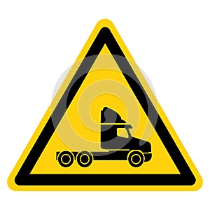 Truck Symbol Sign,Vector Illustration, Isolate On White Background Label. EPS10