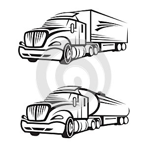 Truck and tank truck