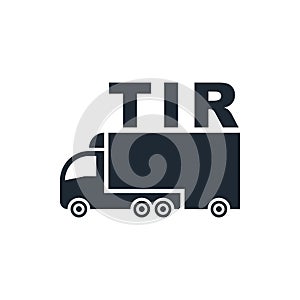Truck TIR icon
