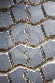 Truck tire texture