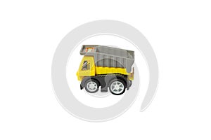 Truck toy isolate on white background