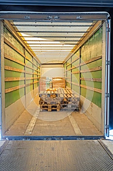 Truck Trailer Interior