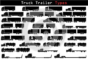 Truck trailer types