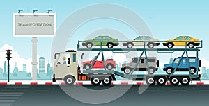 Truck transport vehicles