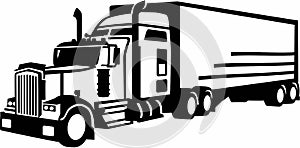 Truck Transportation vector