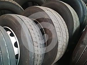 Truck tyres new and used
