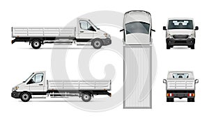 Truck vector illustration photo