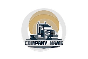 Truck vector logo EPS 10 file