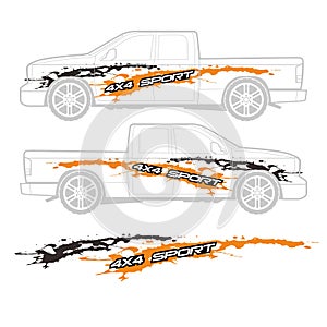 Truck and vehicle decal Graphic design