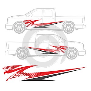 Truck and vehicle decal Graphic design photo