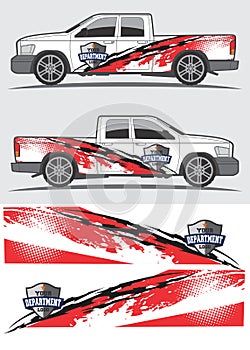 Truck and vehicle decal Graphic design