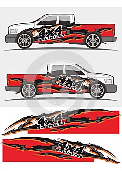 Truck and vehicle decal Graphics Kits design
