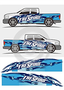 Truck and vehicle decal Graphics Kits design