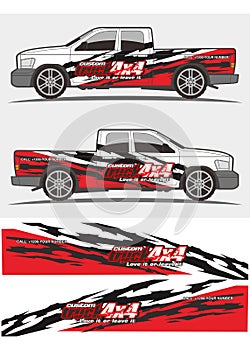 Truck and vehicle decal Graphics Kits design photo