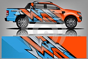 Truck wrap design. Wrap, sticker and decal design