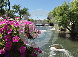 Truckee River pedestrian walkway, Reno, Nevada