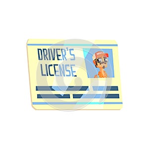 Trucker Driving License Truck Driver Job Related Item