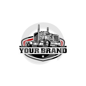 Trucking company logo template