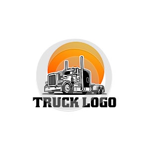 Trucking company logo template