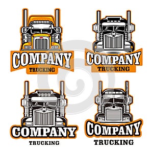 Trucking logo , cargo vector logo