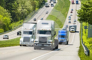 Trucks On A Busy Highway REWORKED