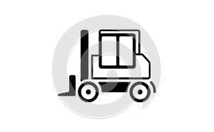 Trucks & construction vehicles  illustration / fork lift