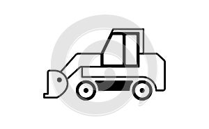 Trucks & construction vehicles  illustration / Wheel loader