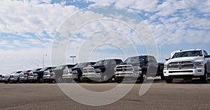 Trucks For Sale At Auto Dealership