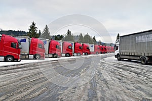 Trucks for transport logistics business