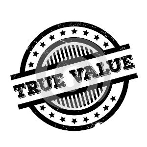 True Value rubber stamp