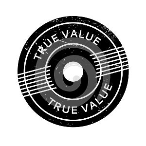 True Value rubber stamp