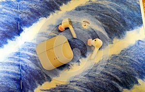 True wireless stereo earphones for the smartphone