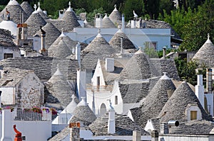 Trulli in Alberobello, Apulia,  South Italy