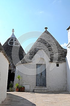 Trulli in Alberobello, Apulia,  Southe Italy