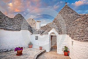 Trulli in Alberobello, Puglia, Italy