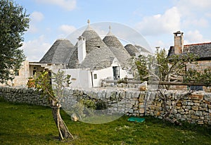 Trulli in Alberobello, Puglia, Italy