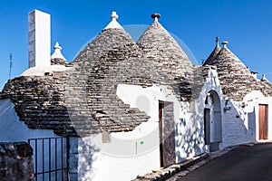 Trulli houses in Alberobello, Italy