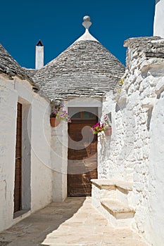 Trulli houses. Alberobello. Puglia. Italy.