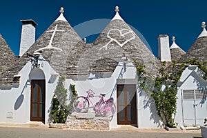 Trulli houses. Alberobello. Puglia. Italy.