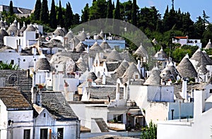 Trulli houses in Alberobello photo