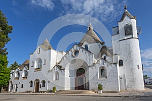 Trullo Church of Saint Anthony of Padua in Alberobello, Puglia, Italy