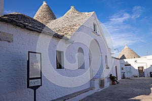 The Trullo Sovrano is two-story trullo house that is now a museum.