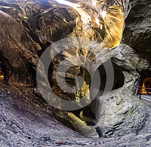 Trummelbach waterfall