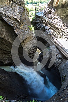 Trummelbach waterfall